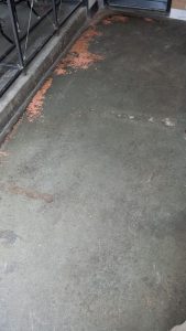 North of Brooklyn Pizzeria floor repair and sealing